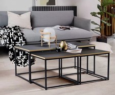 RICKY Black and Wooden Coffee