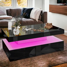 High Gloss LED Coffee Table
