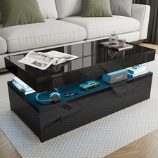 High Gloss LED Coffee Table