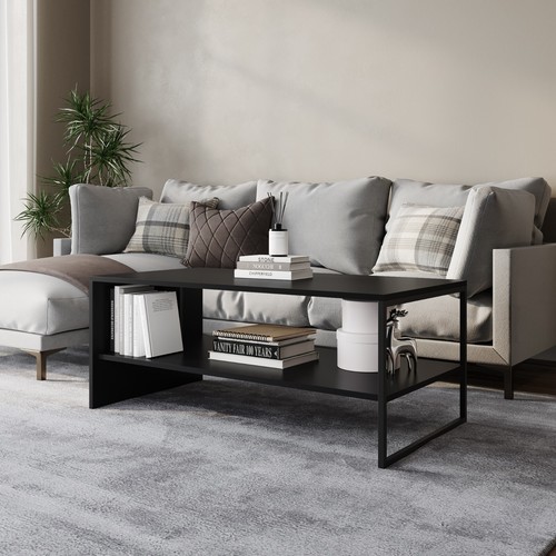 100cm wooden coffee table - wooden,
