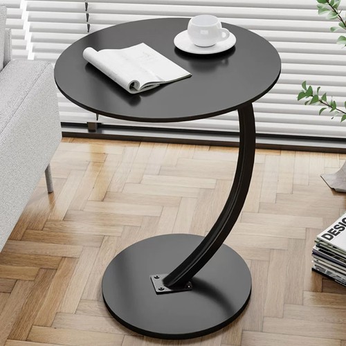 Shaped compact sofa side end - c-shaped,