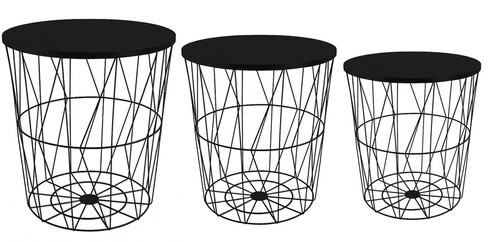 Modern round storage basket - storage,