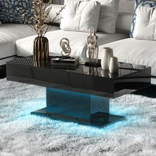 High Gloss LED Coffee Table