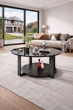 Black Coffee Table – Metal