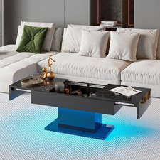 High Gloss LED Coffee Table