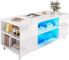 High Gloss LED Coffee Table
